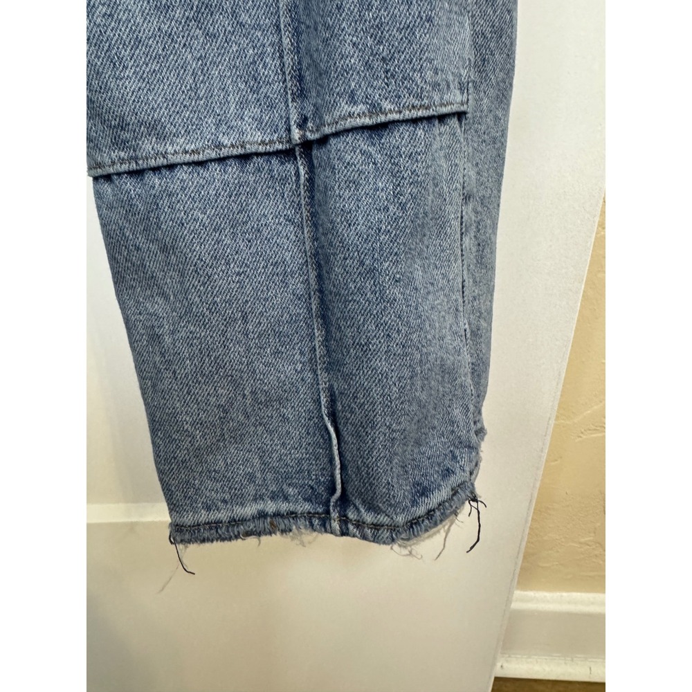 Pistola Cassie Super High Rise Straight Jeans Meridian Blue Hemp Blend Size 27 - Picture 7 of 13